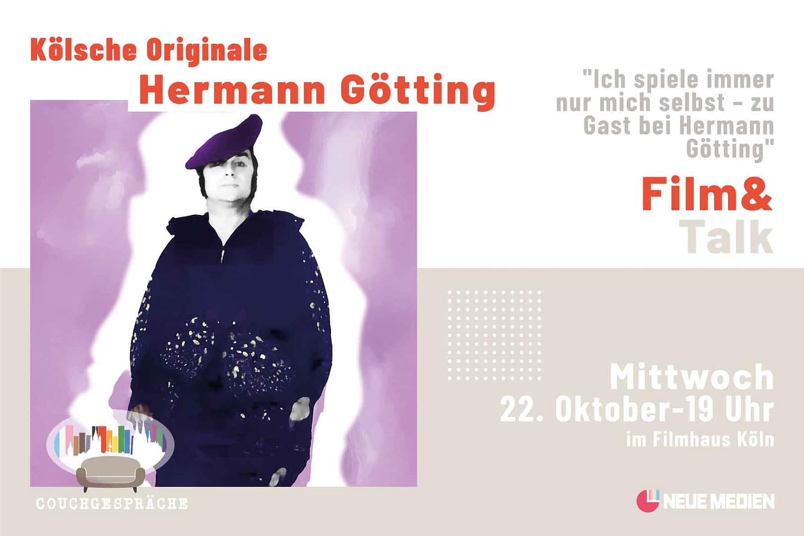 Couchgespräche: Film & Talk Kölsche Originale Herrmann Götting